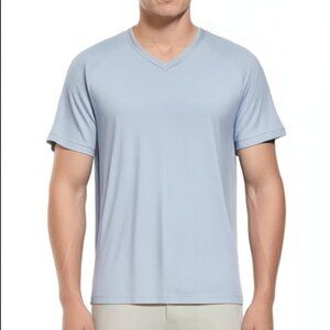 Perry Ellis Men's Stretch Ribbed Short Sleeve T-Shirt Casual Top Shirt XL